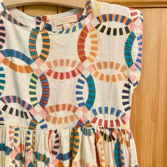 Pink Chicken Multicolored Sundress